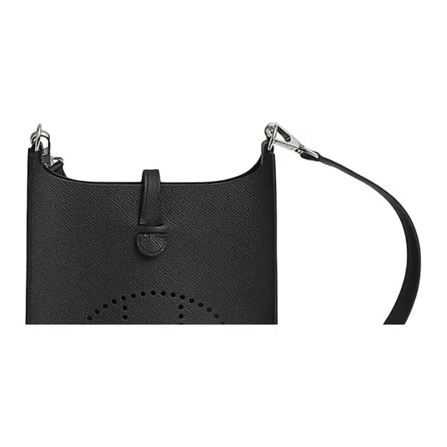HERMES Evelyne 16 Sellier Epsom 89 Noir