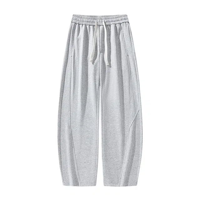 邦固依品 美式复古高街潮牌弯刀阔腿裤时尚潮流日常通勤百搭垂感痞帅炸街质感休闲裤 男女同款