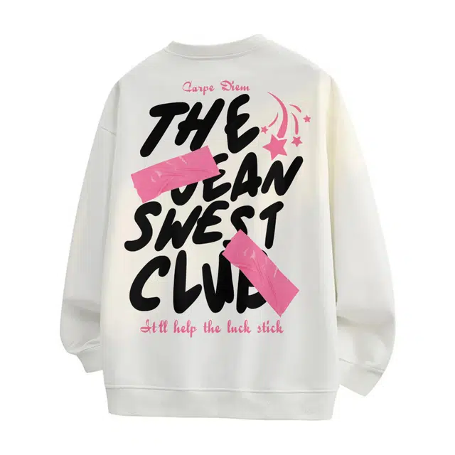 JEANSWEST Club Vintage Graffiti Logo Sweatshirt