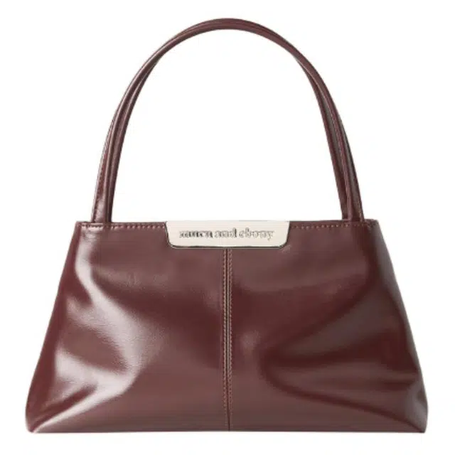 MUCU AND EBONY Clam Bag PU Tote