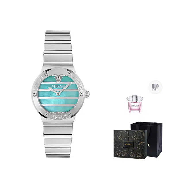 VERSACE GRECA LOGO PEARL 33mm