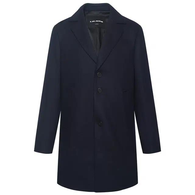 利郎 品位商务绵羊毛重磅保暖纯色中长款大翻领冬季毛呢大衣 男款