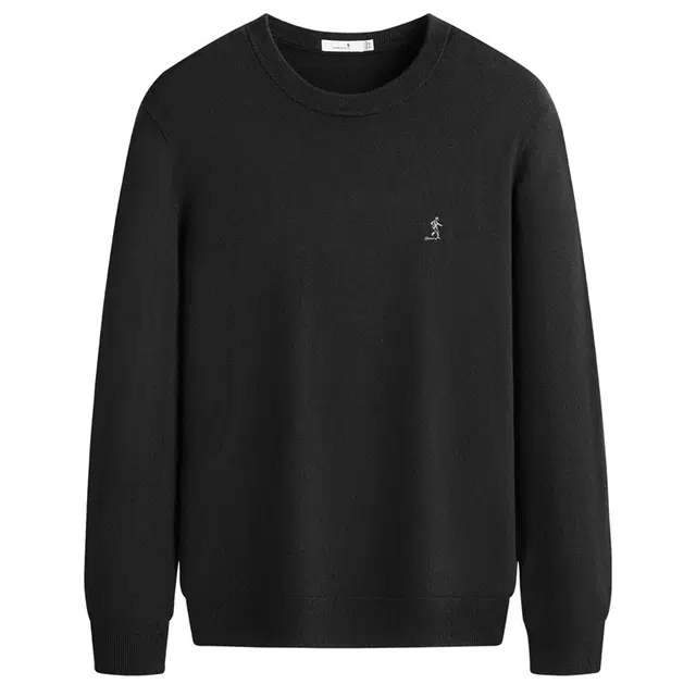 与狼共舞 轻奢羊绒保暖舒适超柔软时尚休闲百搭圆领打底针织毛衣 男款