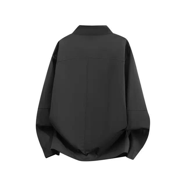 贵人鸟 纯色美式潮流宽松立领复古机能工装夹克上衣外套 男款