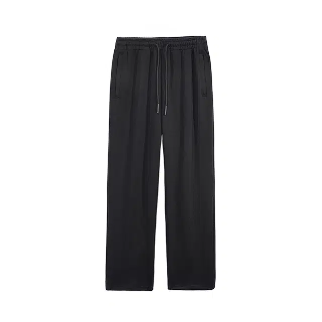 卡丹狄诺 经典简约时尚直筒复古针织运动裤 男女同款