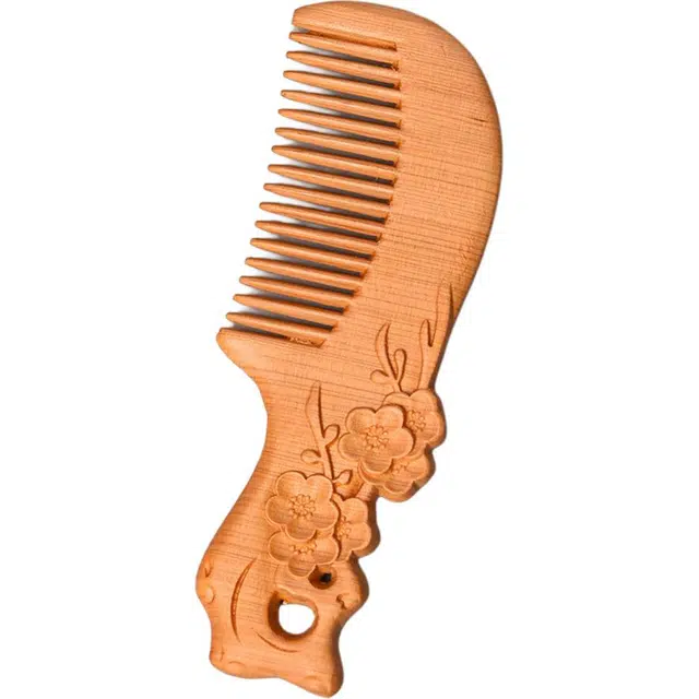 得笙陌 雕花古风流苏随身小巧便携#好运 崖柏 梳子 男女同款情侣款