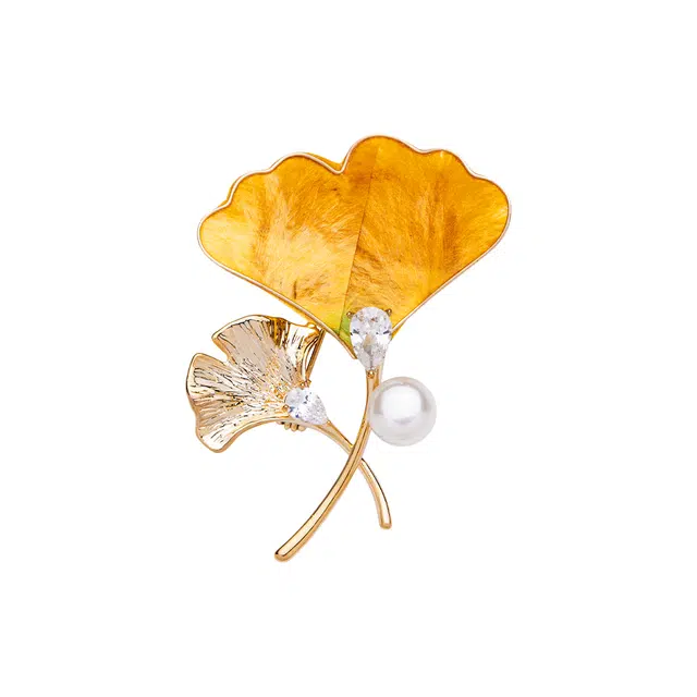 暖瞳 三生有幸高档胸花奢华设计小众精品 铜 胸针 女款