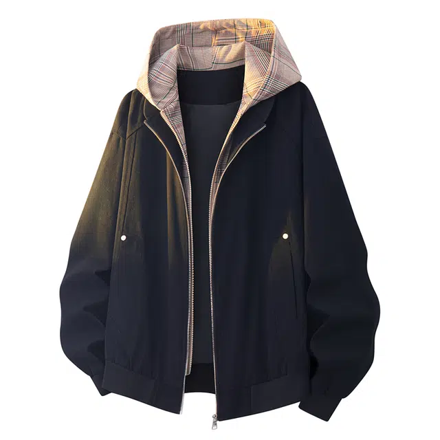 马员外 青春流行时尚都市户外连帽夹克外套 男款