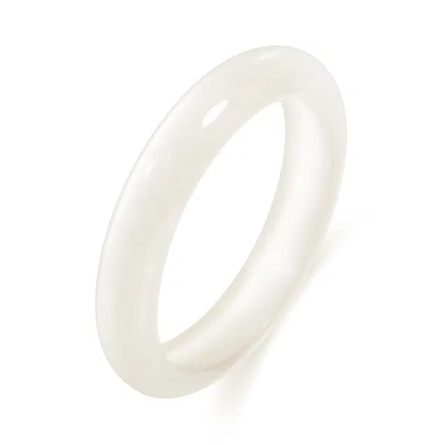 【甄选特档】 老凤祥 高冰玉镯 透亮正圈新中式国风汉服旗袍温柔典雅高级清冷感百搭#好运天然 玉髓 手镯 女款