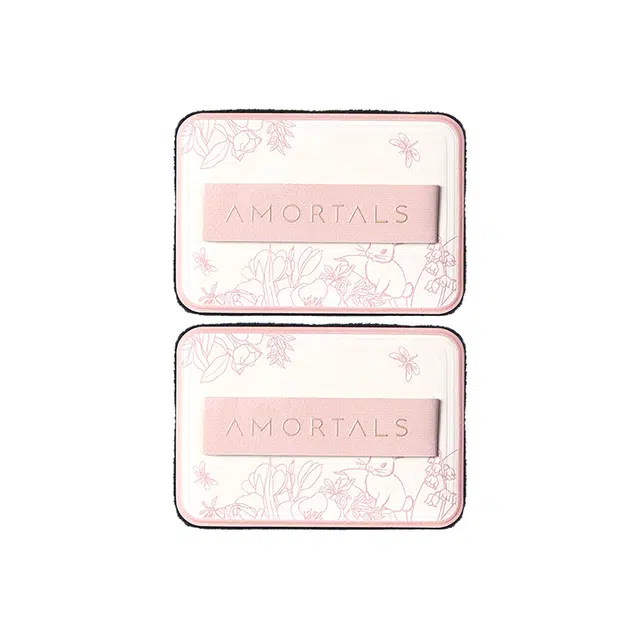 尔木萄  花园系列植绒粉扑 易上妆柔软