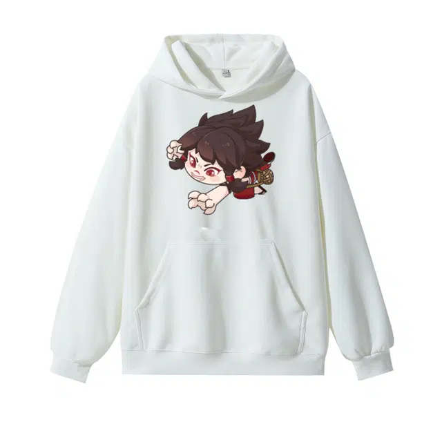 西行纪 美式复古高街动漫人物卡通宽松休闲慵懒百搭舒适卫衣 男女同款