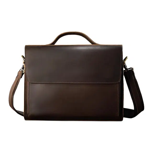 Simple&nature Messenger Bag Dark Brown