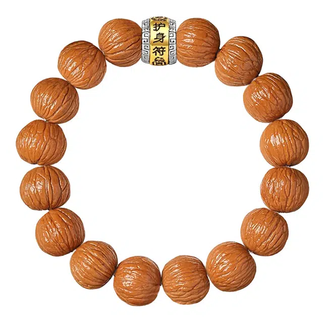 琛宬 【八方来财 财源滚滚】诸事顺利平安喜乐国潮新中式轻奢高级感文玩绕指柔佛珠转运时尚百搭念珠#好运 猴头核桃 手串 男款