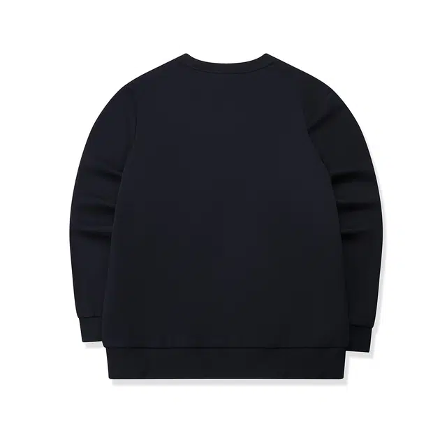 鸿星尔克 综训系列 美式街头基础款跳色字母印花舒暖绒保暖日常通勤出行上学舒适百搭加厚套头秋季外套叠穿卫衣 男款 黑曜蓝