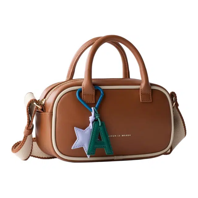 ZARA Charm Shoulder Bag Brown