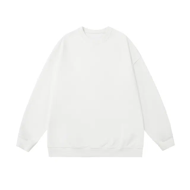 棉基因 早秋高街时尚潮牌简约童趣学生校园潮男青少年复古男装减龄感通勤高级感韩系穿搭女士基础款无帽打底衫慵懒风女圆领卫衣 男女同款