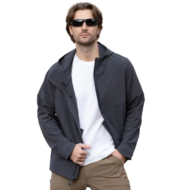 自由兵 保暖舒适连帽卫衣 男款