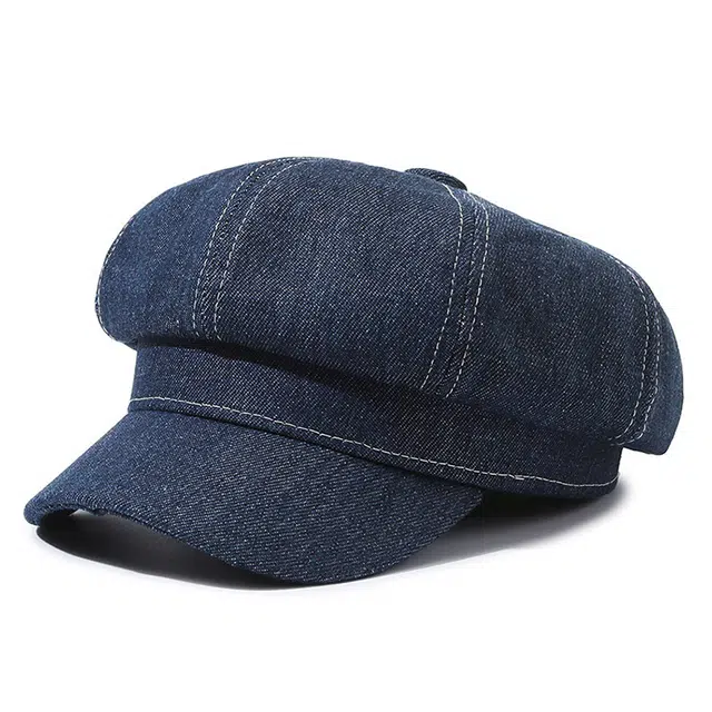 心水好物 韩式简约纯色大头围显脸小时尚百搭气质街拍 棉 贝雷帽 女款