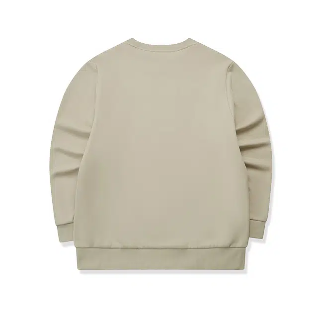 鸿星尔克 综训系列 美式街头纯色基础款跳色字母印花舒暖绒保暖日常通勤出行上学舒适百搭加厚套头秋季外套叠穿卫衣 男款 雾卡绿