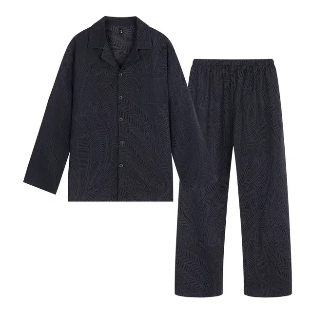 好福份 高级感冰雪丝家居服套装 男款