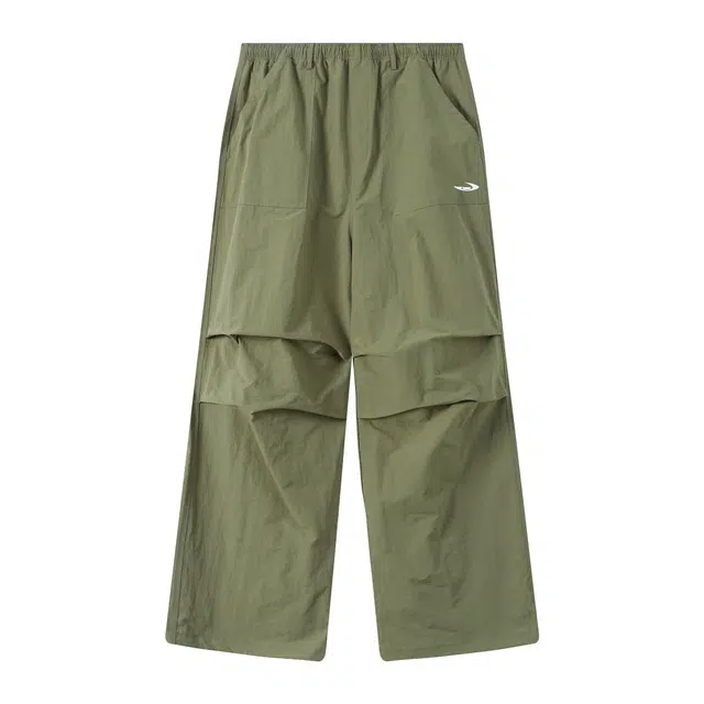 江南先生 城市接力赛 美式户外防泼水抽绳多色伞兵裤秋宽松百搭长裤工装裤休闲裤 男女同款