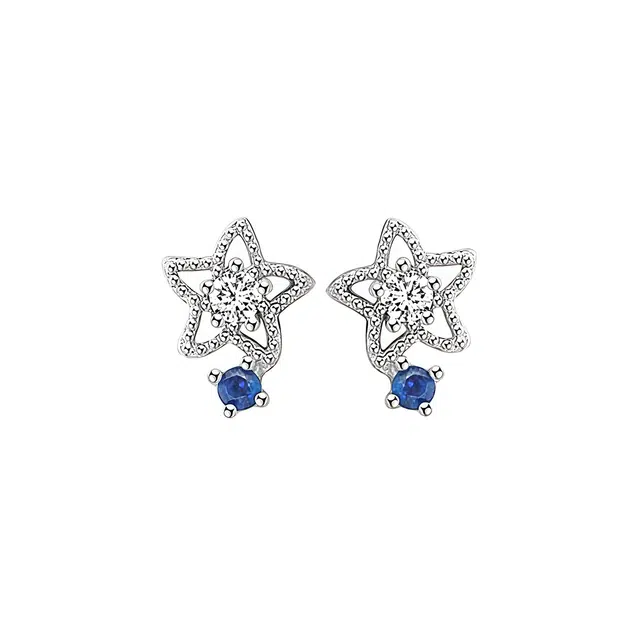 前方大荒野 星星之泪镶钻耳饰爆闪璀璨轻奢高级感时尚小众设计时髦独特日常百搭 合金 耳钉 女款