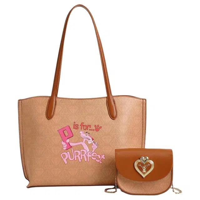 AFGH x PINK PANTHER PU Tote