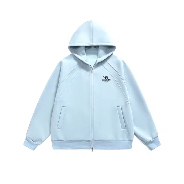 领航骆驼 学院风高级感纯色针织开衫情侣外套无性别简约舒适时尚宽松百搭日常通勤长袖连帽卫衣 男女同款