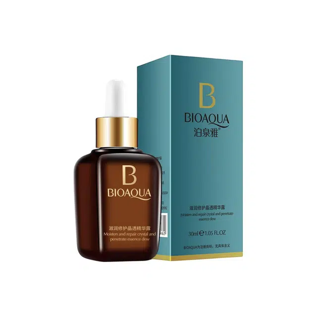 泊泉雅晶透精华露精华液 补水保湿滋润收缩毛孔提亮肤色 清爽