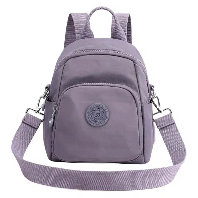 帕克熊 休闲学生通勤背包 尼龙布 双肩包 常规 男女同款情侣款 暗紫色/枣红色/暗粉色/黄色/黑色/深蓝色