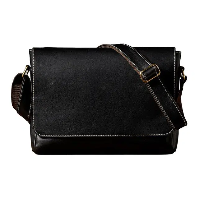 Simple&nature Messenger Bag Black