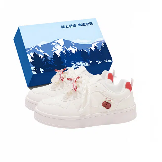 小鹿米利 透气百搭休闲运动鞋软底不累脚小白鞋 低帮 板鞋 女