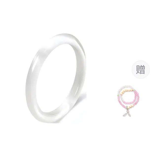 梨云暮雪 月影猫眼款 荔枝冻 旗袍汉服 轻奢时尚 国潮国风 琉璃 手镯 女款