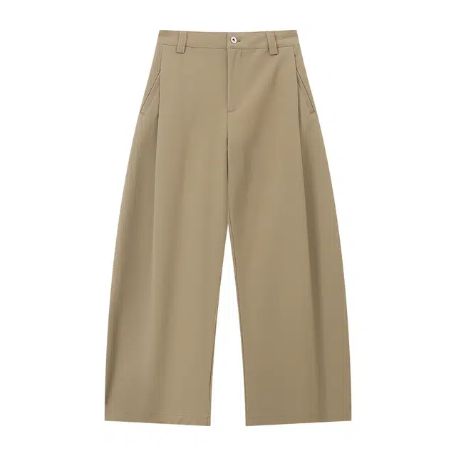 江南先生 城市接力赛 纯色基础款日常斜纹梭织挺阔牛仔裤秋季宽松百搭舒适弯刀裤休闲裤 男女同款