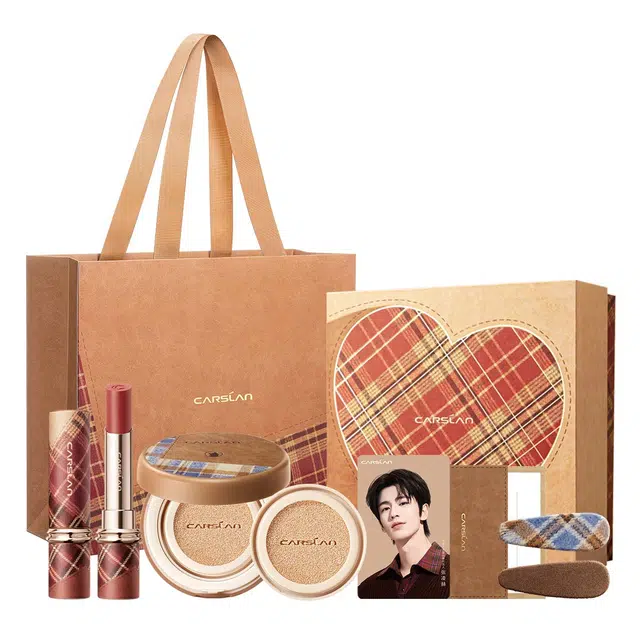 卡姿兰 破格系列限定礼盒 气垫口红唇部精华蜜唇膏 不脱妆哑光持久提亮肤色无瑕易上色服帖自然