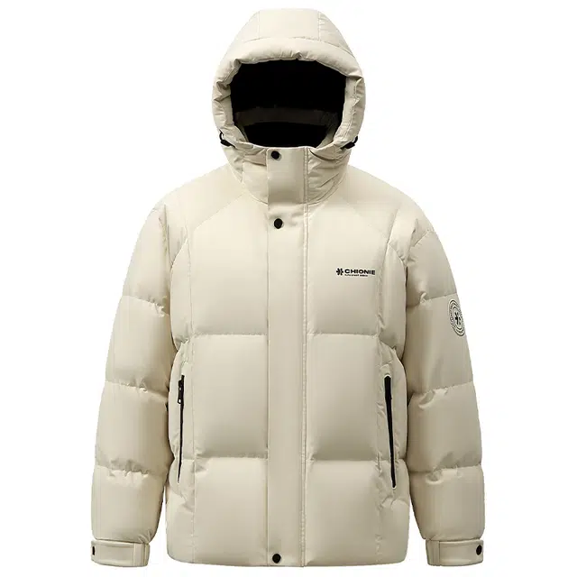 鸭鸭 小雪花系列 高充绒极寒户外防寒保暖短款冬季外套时尚韩版休闲百搭连帽面包羽绒服 男女同款