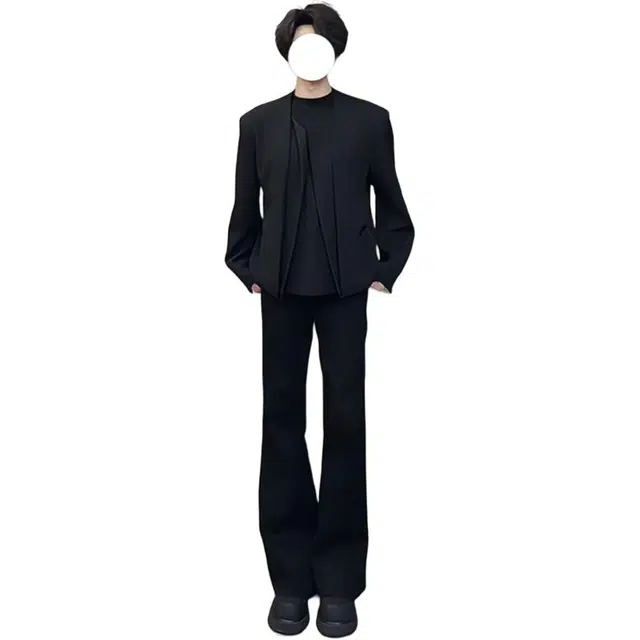 唐启  秋季显腿长直筒裤子高腰提档修身显瘦喇叭裤美式微喇牛仔裤 男女同款