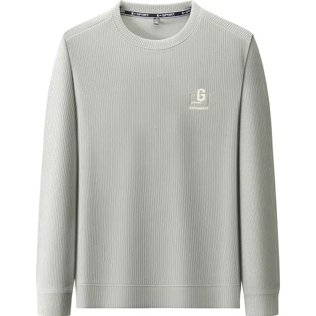 马员外 休闲百搭圆领时尚简约宽松针织衫 男款