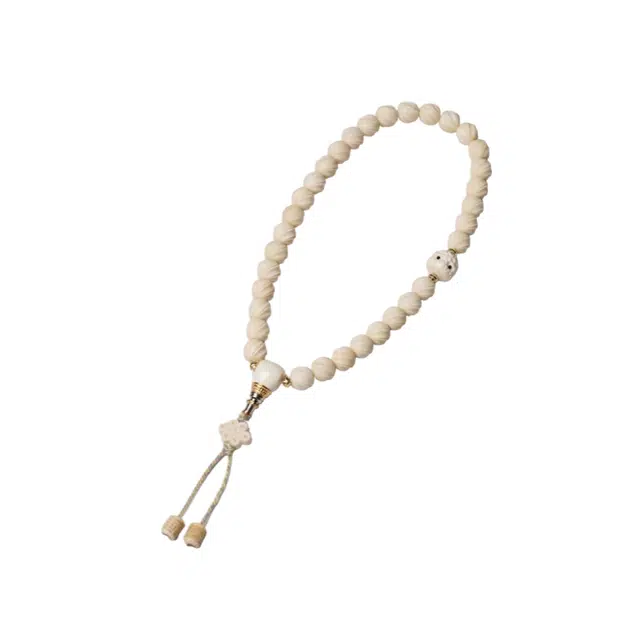 吉千年 冰河遗迹 新中式  招财进宝 好运 转运 手工打磨 旋珠手持 猛犸 手串 男女同款情侣款