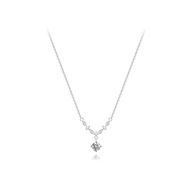 【纯银999 | 璀璨星光】 凤祥囍事 老凤祥 优雅浪漫温柔小众设计简约学生日常轻奢高级感经典百搭通勤浪漫可调节 足银 项链 女款