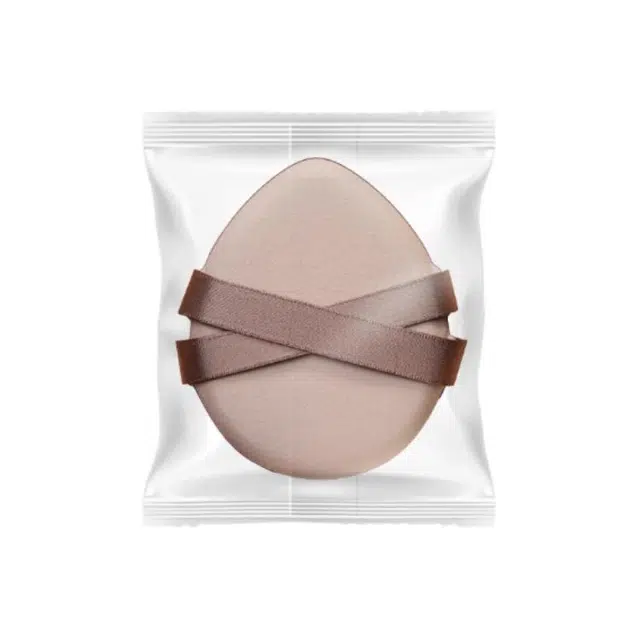 巨晶  双丝带气垫粉扑专用柔软便捷携带化妆海绵水滴型粉底液上妆干湿两用不吃粉 打底易上妆遮瑕柔软