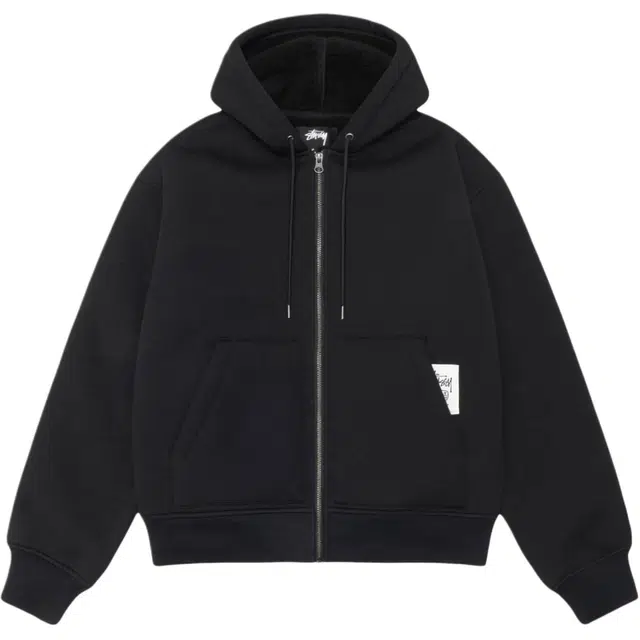 Stussy FW25 FW25 BONDED SHERPA HOODIE logo
