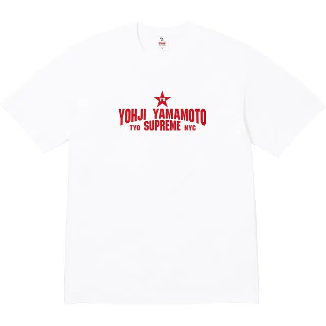Supreme x Y's by Yohji Yamamoto Star Tee