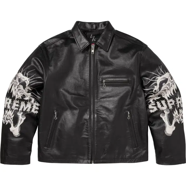 Supreme x Ys by Yohji Yamamoto FW25 WEEK3 Leather Jacket