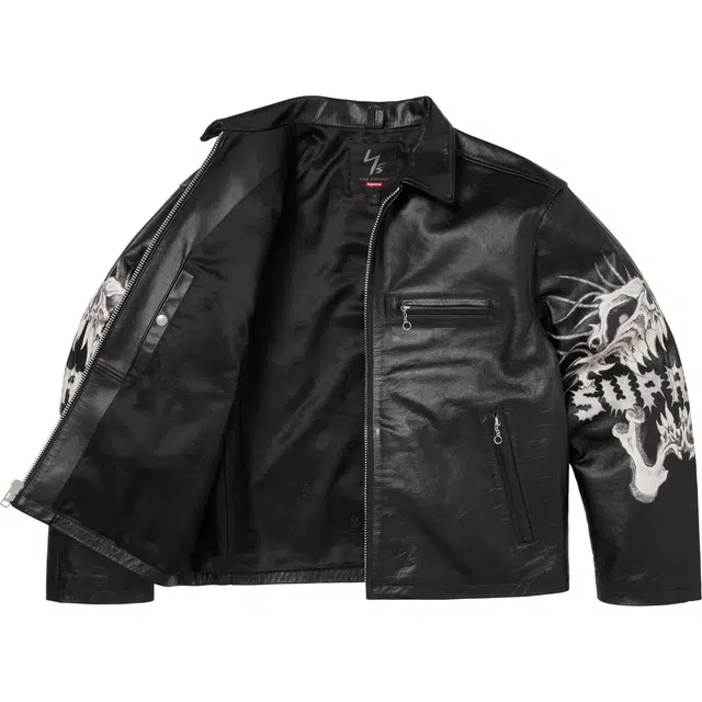 Supreme x Ys by Yohji Yamamoto FW25 WEEK3 Leather Jacket