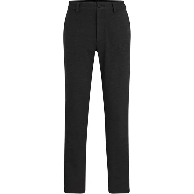 HUGO BOSS Trousers In Structured Performance-Stretch Material
