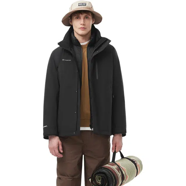 坦博尔 冬季户外专业纯色长袖街头羽绒服 女款