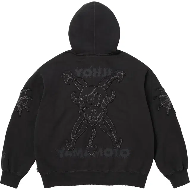 Supreme x Y's by Yohji Yamamoto Zip Up Hooded Sweatshirt