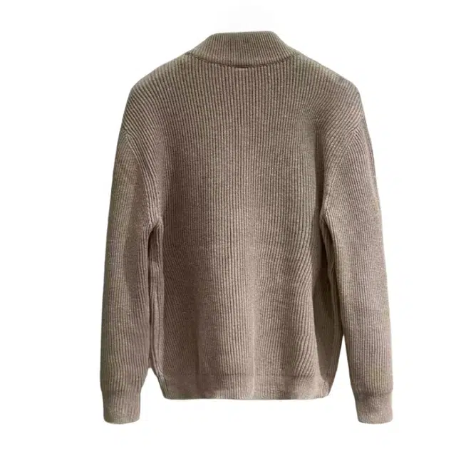 半空山 纯色简约基础款拉链开衫外套百搭宽松慵懒感舒适透气亲肤不扎潮流针织衫 男女同款