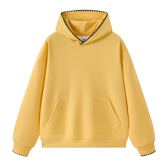 马员外 美式复古潮流套头连帽百搭时尚简约宽松卫衣 男款